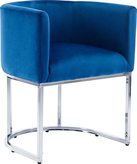 Amazon.com: RIVOVA Upholstered Dining Chair, Modern Barrel Side ...