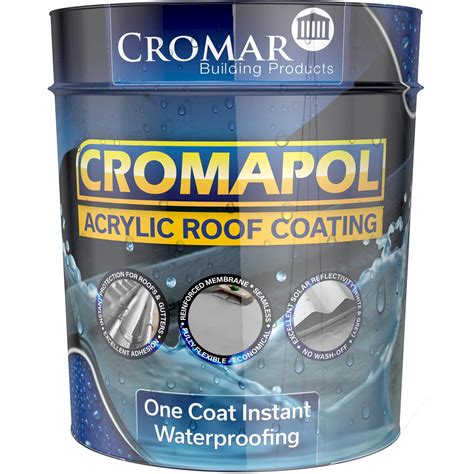 Cromapol Acrylic Waterproof Roof Coating 20kg Grey | Desertcart INDIA
