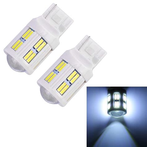 QGT Car External Light 2 PCS T20 / 7440 3W DC 12V 6000K 200LM Car Auto ...