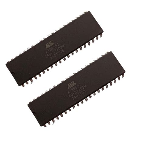 xcluma Atmel AT89S52 8051 40 Pin DIP Microcontroller (Pack of 2 ...