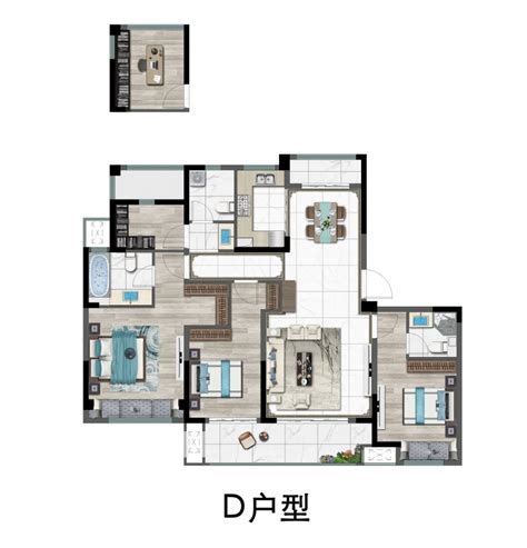 新中式风格-恒大华府-四室两厅-142平-装修实景图无锡装修效果图-无锡锦华装饰