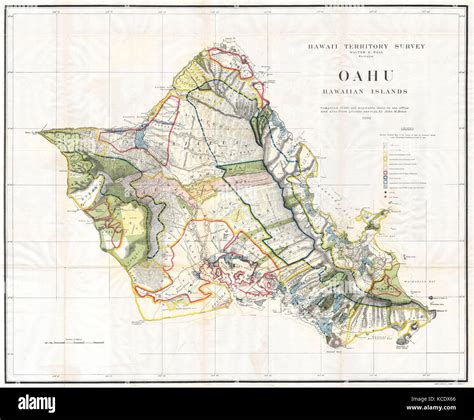 Hawaii map longitude hi-res stock photography and images - Alamy - longitude of honolulu hawaii