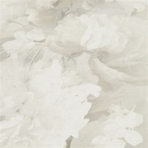 Non-woven wallpaper, floral motif wallpaper Aurora light taupe | wall ...