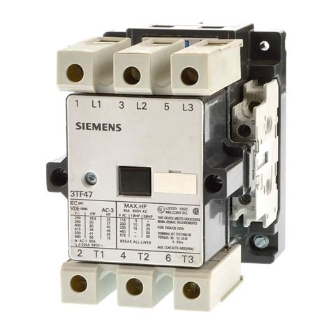 Buy Siemens 3TF47720AM0 70 Amp 3 Pole Power Contactor Online