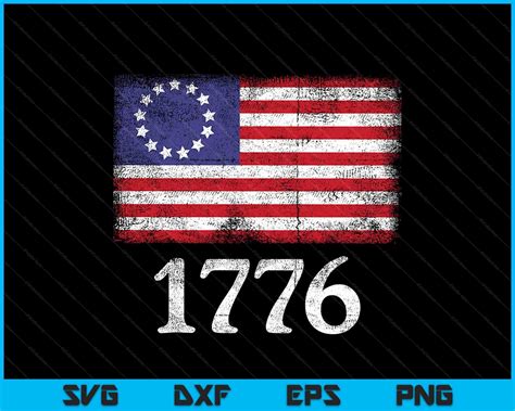 1776 American Flag Png