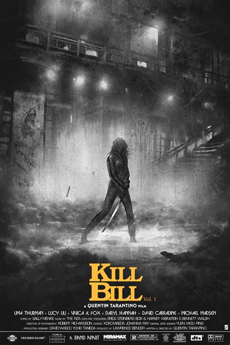 Kill Bill - Vol 1 - Uma Thurman - Poster Graphic Art - Quentin ...