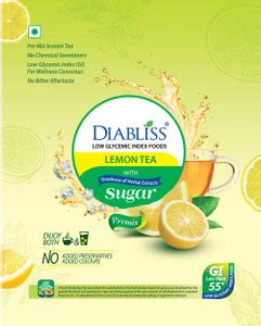 DiaBliss Low Glycemic Index GI Jaggery Powder - Pack of 2 Lemon Herbal ...