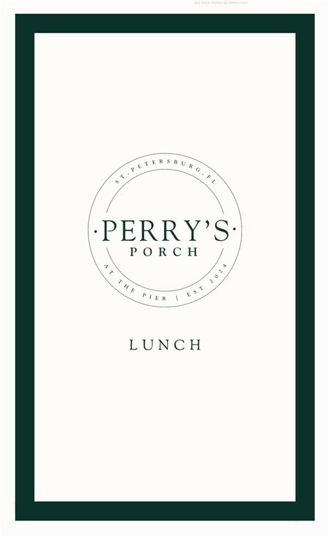 Online Menu of Perry’s Porch Restaurant, St. Petersburg, Florida, 33701 ...