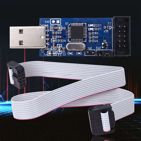 1 x 3.3V USB ISP USBASP Programmer AVR ATMEL ATMega8 Download Pin IDC ...