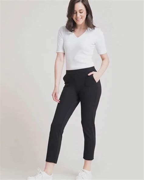 Buy Black LivIn Straight Formal Pants Online | FableStreet