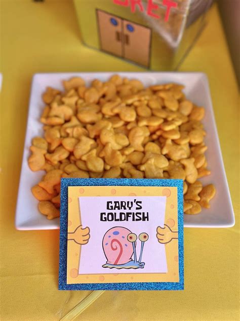 SpongeBob Birthday Party Ideas | Photo 15 of 40 | Spongebob birthday ...