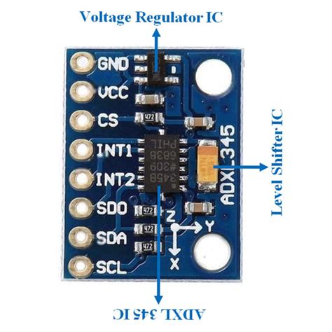 ADXL345 Tripple Axis Digigal Accelerometer Board