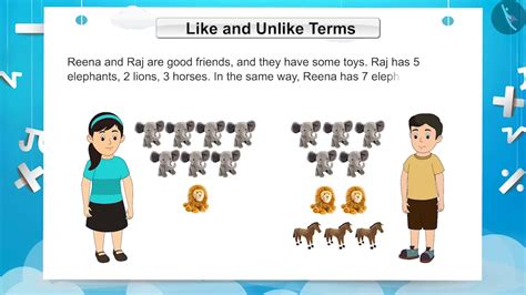 Like and Unlike Terms (Algebraic Expressions) | Part 1/3 | English ...