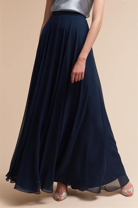BHLDN Storm Hampton Skirt in Bridal Party | BHLDN | Chiffon evening ...