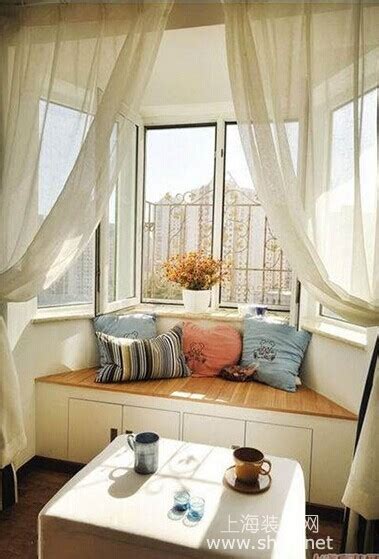 【家居装修设计3000例】-----小户型飘窗设计，为家添新味儿-上海装潢网