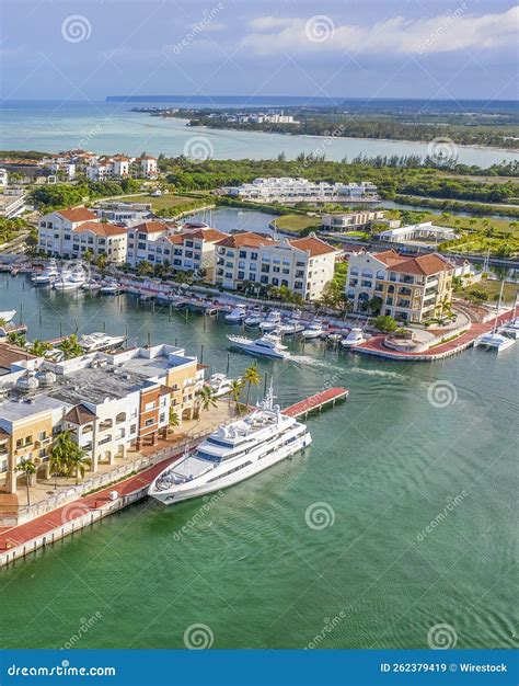 Aerial View of the Neighborhood of Cap Cana MarinaNeighborhood in Punta ...