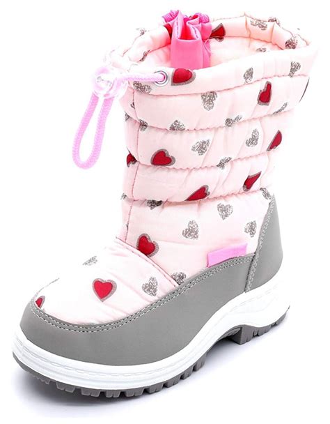 Girl Snow Boots for Girls Toddler Little Kid Size Cold Weather Winter ...