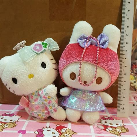 Hello Kitty KeyChain Plush Combo, Hobbies & Toys, Collectibles ...