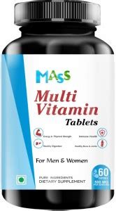MASS Multivitamin ingredients work with immune system to support 60 ...