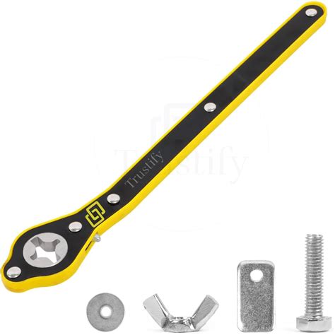 Labor-Saving Jack Ratchet Wrench, by TRUSTIFY Universal 360 Degree ...