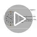 Buy Ajanta Step Movement Plastic Analog Wall Clock for Home/Office ...