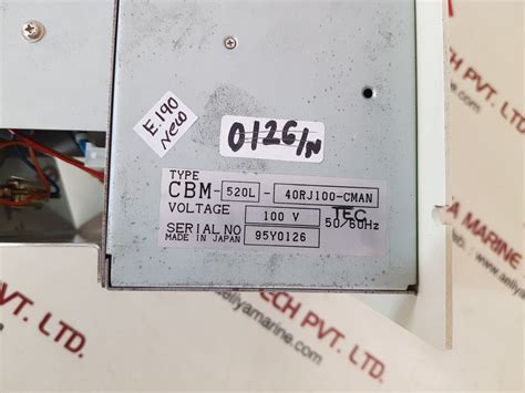 Terminal panel printer cbm-520l-40rj100-cman – Aeliya Marine Tech