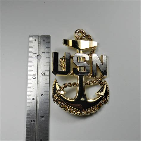 Navy Chief Large Metal Fouled Anchor 4 Inch With Pins and Frogs - Etsy