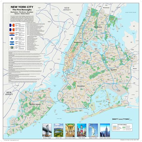 Map Of New York Boroughs