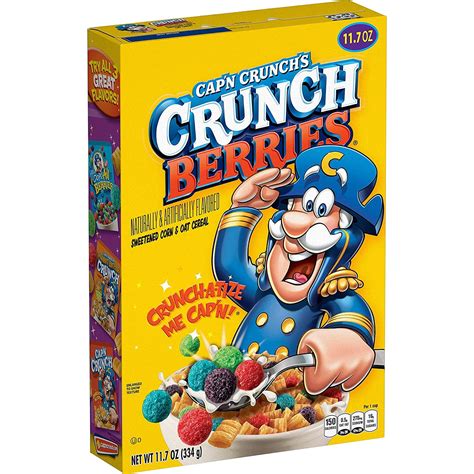 Buy Cap'n Crunch, Crunch Berries, Kid's Cereal 11.7 oz Box Online at ...