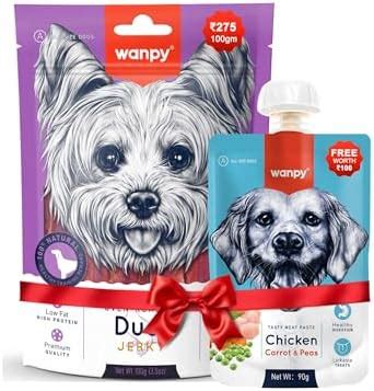 Wanpy Jerky Treat for Dogs | 100% Natural Treat - Now in India Meat ...