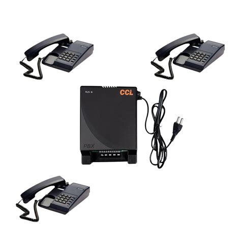 Combo-CN34 CCL104b EPABX Intercom System with 3 pcs BEETEL C11 Phone ...