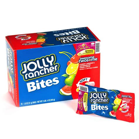 JOLLY rancher BITES AWESOME 18-1.8OZ | Gazaly Trading