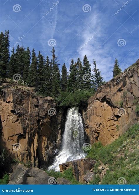 South Clear Creek Falls stock photo. Image of falls, tree - 688252