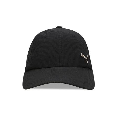 Buy Puma Classics Gold Metal Cat Unisex Black Caps Online