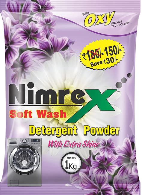 Nimrex Easy Wash Detergent Powder 1Kg, Washing Powder that Dissolves ...