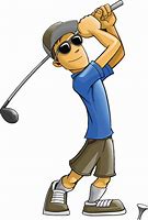 Image result for Golf Player Cartoon