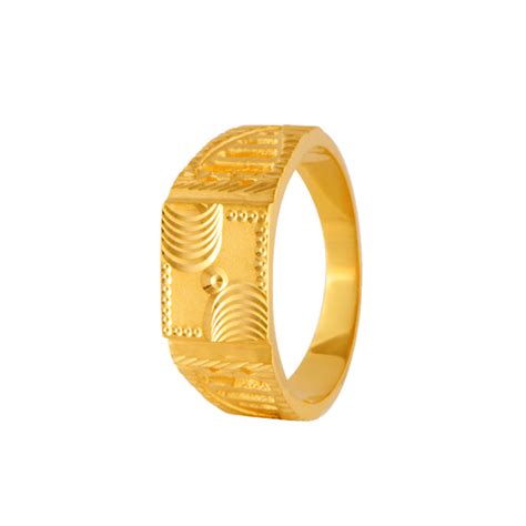 Buy gold ring for men at PC Chandra Jewellers | Gold ring price for men ...