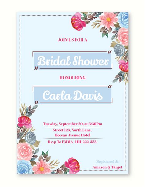 Top 14+ Bridal Shower Templates - Great Research