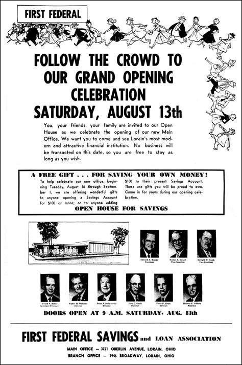 Brady's Bunch of Lorain County Nostalgia: First Federal Grand Opening ...