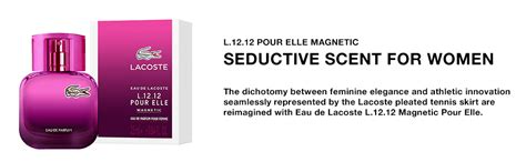 LACOSTE L.12.12 Pour Elle Magnetic Eau de Toilette Spray 45ml for Women ...
