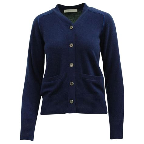 Sacai Cardigan in Navy Blue Cashmere Wool ref.690734 - Joli Closet