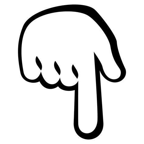 Finger Pointing Down Emoji Png at Sharon Lyons blog