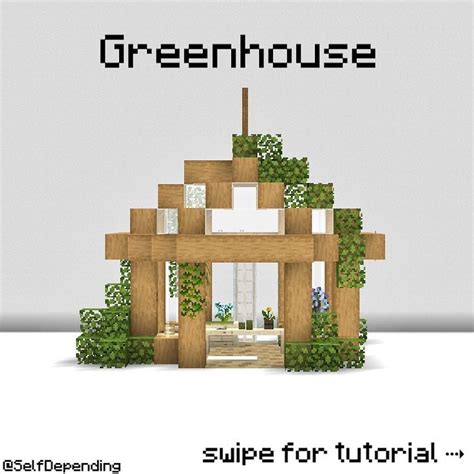 Image result for Minecraft Greenhouse Tutorials Small