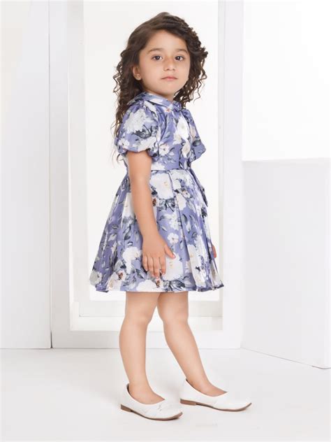 Girls Floral Print Dress 18499 | Peppermint