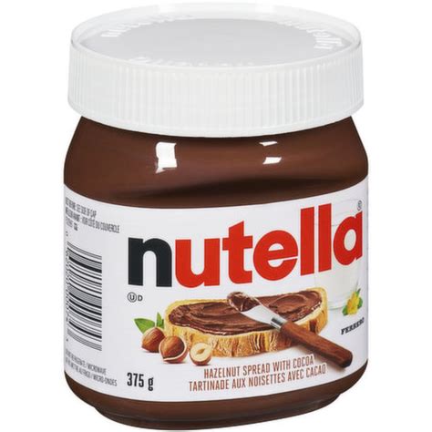 NUTELLA HAZELNUT SPREAD 375g – Canteen Canada