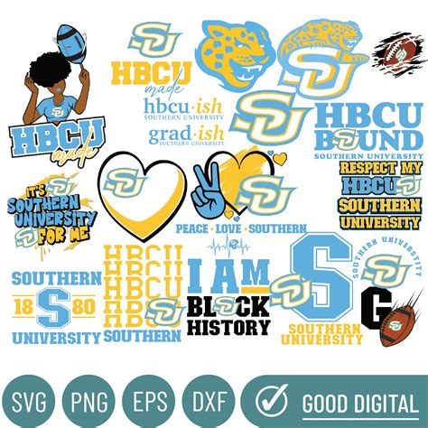 Southern University Svg, HBCU Svg Collections, HBCU Svg, Foo | Inspire ...