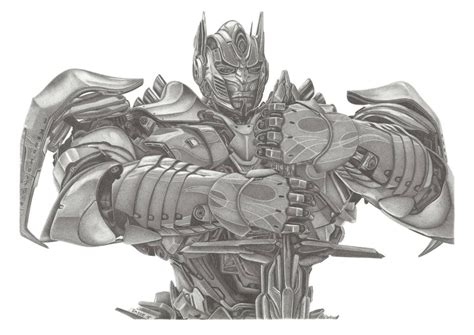 Buy Framed Optimus Prime Transformers A3 Print off Original Pencil ...