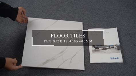 40x40 White Marble Ceramic Anti-slip Porcelain Tiles For Bathroom Floor ...