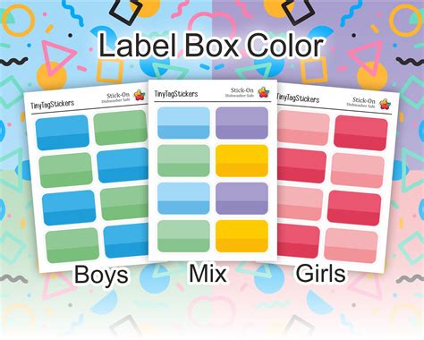 Daycare Labels Dishwasher Safe Labels Personalized Labels for Daycare School Supply Labels Large ...