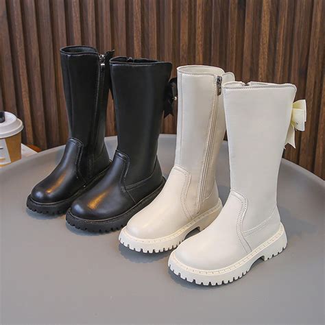Auroural Big Girls Boots Size 1 Leather Girls Winter Boots Winter ...